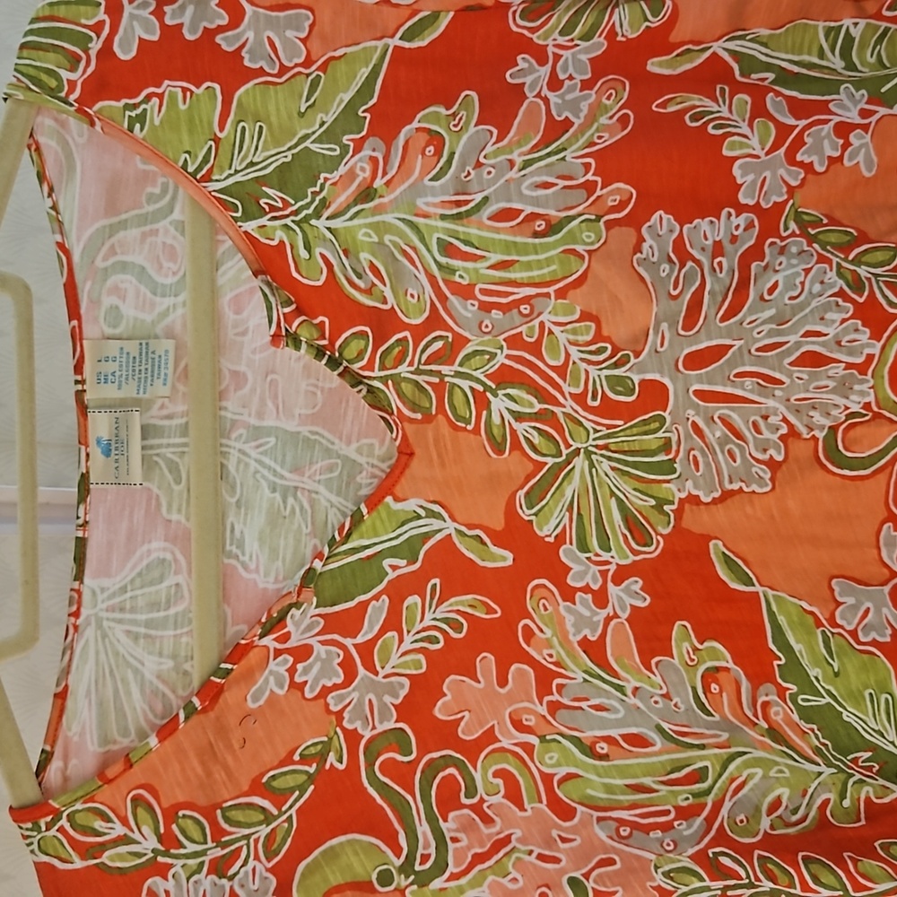 Caribbean Joe cotton shift dress.